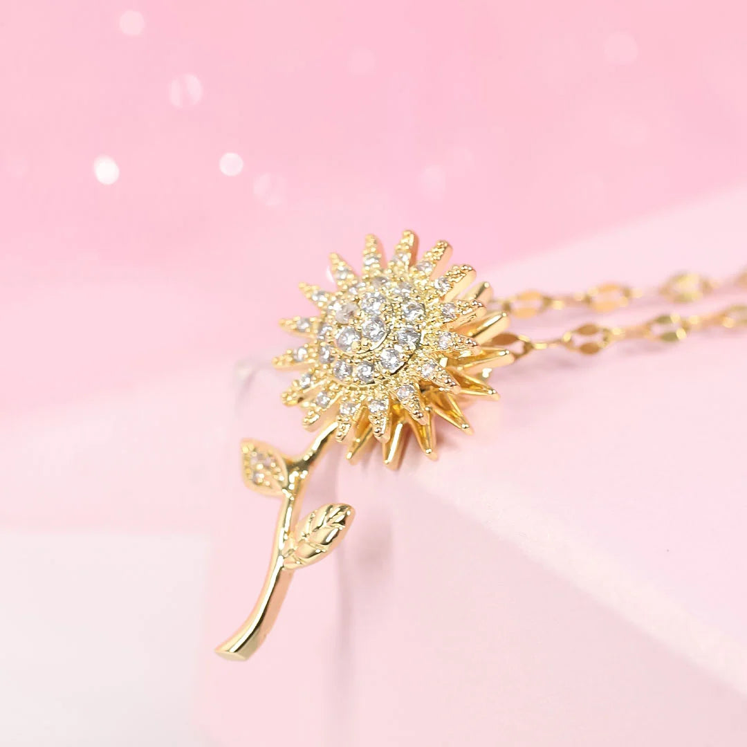 COLLAR GIRASOL GIRATORIO – UN DETALLE QUE TE ACOMPAÑA