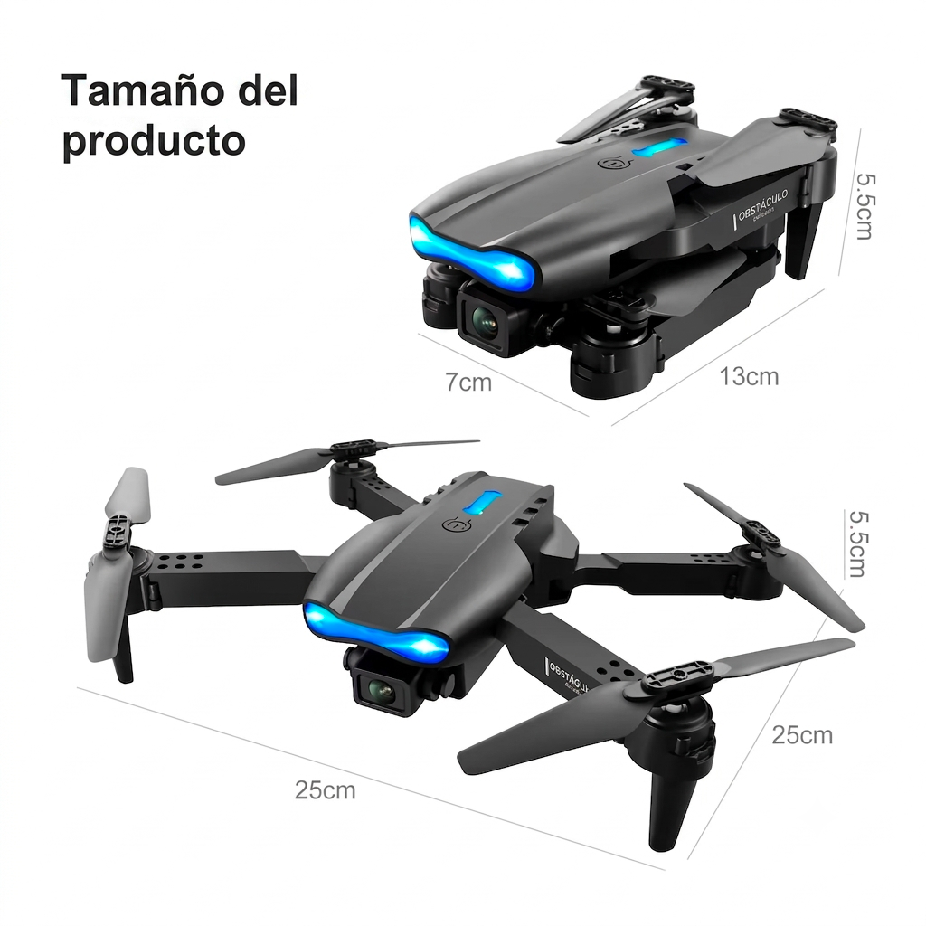 ¡EL DRONE 4K QUE CABE EN TU BOLSILLO! 🔥 Doble Cámara + Control Remoto 🚁