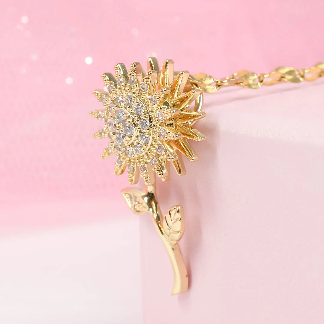 COLLAR GIRASOL GIRATORIO – UN DETALLE QUE TE ACOMPAÑA