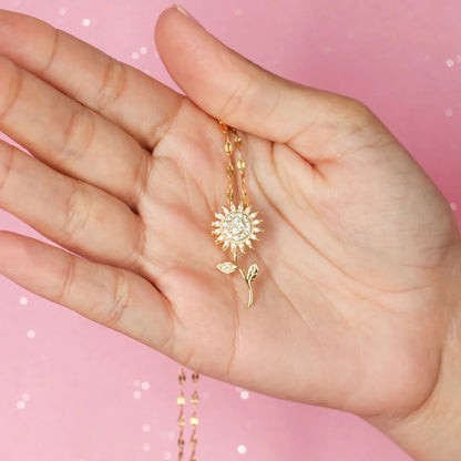 COLLAR GIRASOL GIRATORIO – UN DETALLE QUE TE ACOMPAÑA