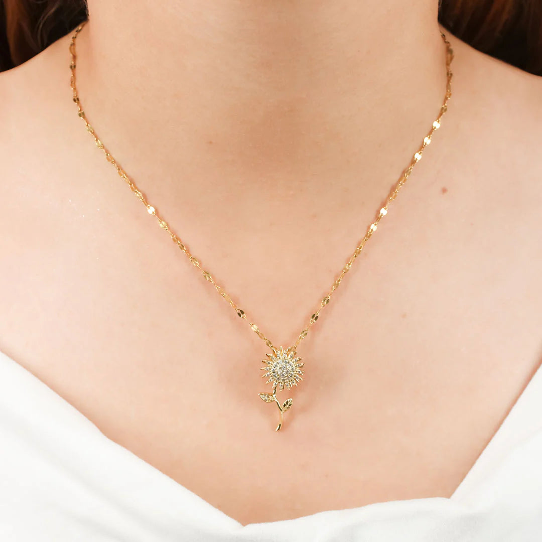 COLLAR GIRASOL GIRATORIO – UN DETALLE QUE TE ACOMPAÑA