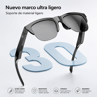 Gafas Inteligentes | Música, Llamadas y Protección UV en un Solo Diseño
