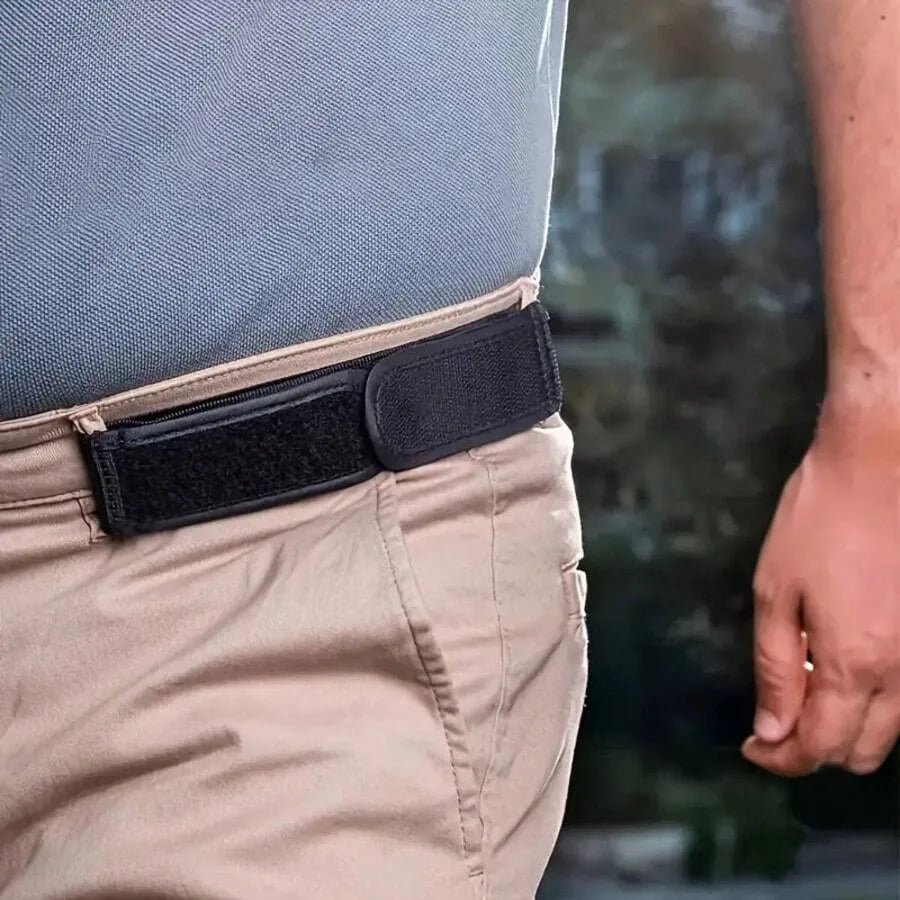 Cinturón elástico sin hebilla para hombres y mujeres