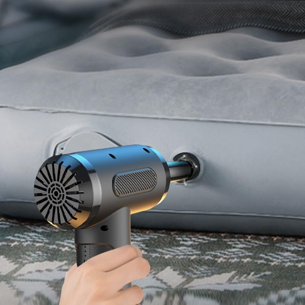 Aspirador inalámbrico todo en uno para aspirar, soplar e inflar para el hogar y el automóvil